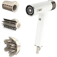 Shark Hair Dryer - HD334EU - SpeedStyle - Curler & RapidGloss - For straight and wavy hair - Fast drying