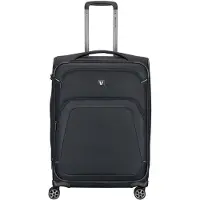 Roncato Gateway 4 Wheel Trolley 66 Expandable black zachte koffer lichtgewicht koffer