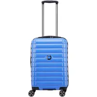 Delsey Shadow 5.0 Handbagage Koffer 55 cm Expandable TSA-slot USB-poort Dual-Density Wielen - Blue