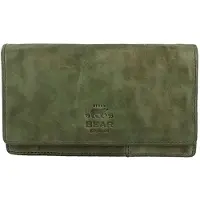 Bear design Cow Lavato Dames Portemonnee 12cc olive green