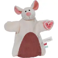 Nici 2-in-1 Muis Doudou En Marionet 26x25 Cm