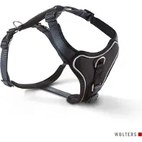 Wolters Halsband tuig comfort grafiet/zwart 1