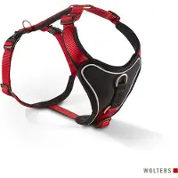 Wolters Halsband tuig comfort rood/zwart 2