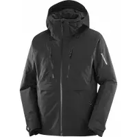 Salomon - Ski jassen - Brilliant 2.0 Jacket M Deep Black voor Unisex - Maat XXL - Zwart