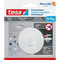 TESA Powerstrips Plafondhaak Wit Mat
