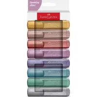 Faber-Castell tekstmarkers - 8 stuks - metallic - FC-254678