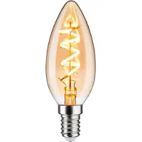 Paulmann LED kaarslamp E14 4W 1.800K goud