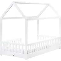 Beliani COSSAYE - Kinderbed - Wit - 90 x 200 cm - Grenenhout