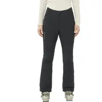 Salomon - Dames skibroeken - Reason Pant W Deep Black voor Dames - Maat L - Zwart