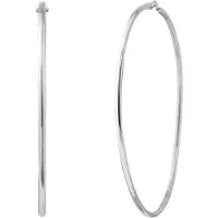 Diadema Creolen Diameter 75 mm Zilver 925 - Schoonheid 7