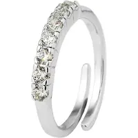 Diadema Half Alliantie Zirkoniumoxides Sieraden Zilver 925 Verstelbaar - Megane