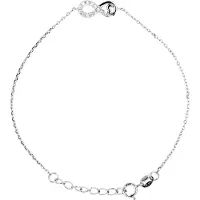 Diadema Infinity Armband Zirkoniumoxides Sieraden Zilver 925 Instelbaar