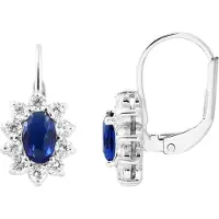 Diadema Sanders "Sapphire" zilveren sieraden 925 - Kate