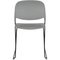 Feliz Lifestyle Set van 4 eetkamerstoelen Bradney | kunststof grijs 48x80x52 cm eetkamerstoelen | NADUVI