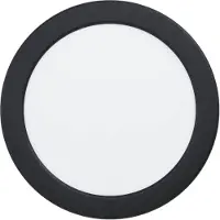 Eglo connect.z Fueva 6-Z Smart Inbouwspot - Badkamer/Buiten - LED - Ø 16.8 cm - Zwart - Instelbaar RGB & wit licht - Dimbaar - Zigbee