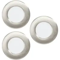 Eglo connect.z Fueva 6-Z Smart Inbouwspot - Badkamer/Buiten - LED - Ø 8.8 cm - Grijs - Instelbaar RGB & wit licht - Dimbaar - Zigbee