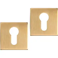 Differnz Deurbeslag | Cilinderrozet | (Vierkant, RVS, Goud)