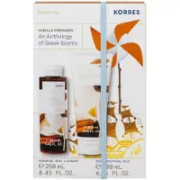 Korres Vanille Kaneel Douchegel + Bodylotion Giftset 250+200 ml Set