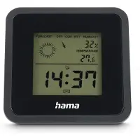 Hama 185890, Borneo thermometer, zwart