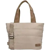 Zebra trends Elske Puffer Small Shopper light taupe damestas