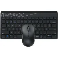 Rapoo Draadloze Combo set 8000M QWERTY UI met draadloze muis Zwart