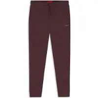 HUGO Pyjamabroek met logostiksel van een katoenmix