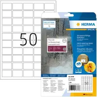 Herma 8338 weersbestendige folie etiketten A4 37 x 25 mm wit (1250 etiketten)