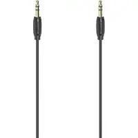 Hama 00205263 Jackplug Audio Kabel 3 m Zwart Vergulde steekcontacten