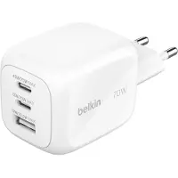 Belkin BoostCharge Pro 70W Mobiel apparaat Wandlader met 2x USB Type-C BoostCharge Pro