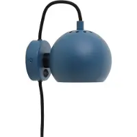 Frandsen Design wandlamp Ball Magnet, blauw, Woon-/ Eetkamer, metaal, Design, Wandlamp design