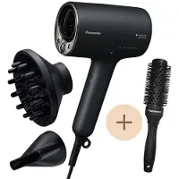 Panasonic Haardroger met ronde borstel EH-NA0J-PACK 1600 W Zwart en Zilver
