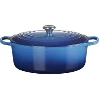 Le Creuset Signature ovale braadpan 31 cm azure