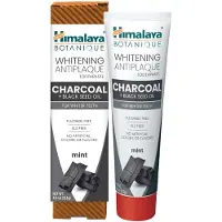 Himalaya Botanique - Tandpasta voor wittere tanden, met actieve kool en zwarte komijn, 113g
