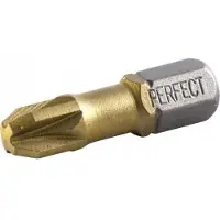 Stalco Titanium Pozidriv Bit PZ3x25mm 1/4" - Duurzame Kwaliteit