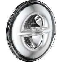 J.W.SPEAKER LED-koplampinzet 7 inch RETRO 7 INCH CHROOM
