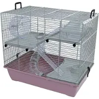 Interzoo Hamsterkooi Pinky 3 Pastel Roze