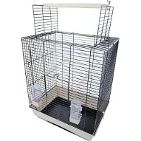 Gebr. De Boon Interzoo vogelkooi Big Ara zwart/beige Interzoo