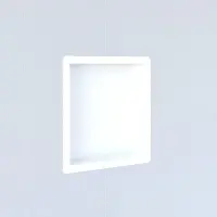 FortiFura Galeria luxe inbouwnis - 30x30x10cm - met flens - wit mat sw641729