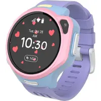MyFirst Smartwatch R2 Bluetooth paars-roze met paars armbandje + eSIM-kaart inbegrepen