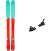 Zag - Packs (ski's & bindingen) - Pack Harfang 96 Lady 2026 voor Dames van Hout - Rood