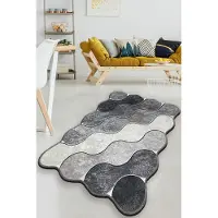 Asir - Badmat - Grijs - 70 x 120 cm