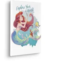 Komar Canvas Explore Your World - 30x40 Cm - Blauw - Canvas