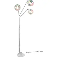 TRIO Design vloerlamp Paxton chroom