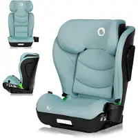 Lionelo Kindersitz Neal i-Size, geschikt voor kinderen van 100-150 cm, tot 12 jaar. Verstelbare hoofdsteun, extra zijbescherming, verstelbare rugleuning. Kleur: groen