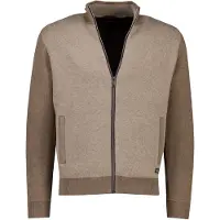 Baileys katoenen vest rits licht gevoerd taupe