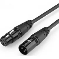 UGREEN AV130 - XLR Microfoonkabel - XLR Female naar XLR Male - 5 Meter - Zwart