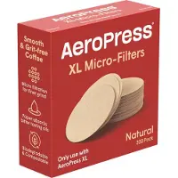 Aeropress XL microfilters naturel 200 stuks