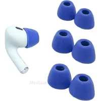 Comply Airpods ProGen1&2 Elektrisch Blauw Assortiment, Onderdelen voor hoofdtelefoons, Blauw