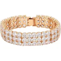NAEMI Armband goud / wit