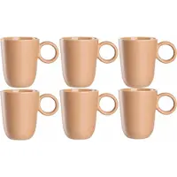 Leonardo ROMA mok 400ml abrikoos - set/6